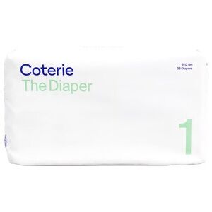 Coterie The Diaper Size 1 - 1 brand new pack - 33 diapers